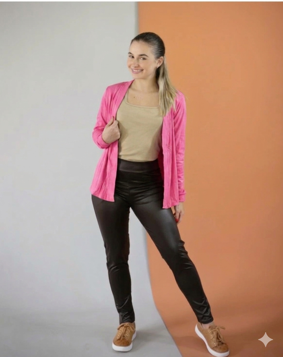 Cardigan Canelado 