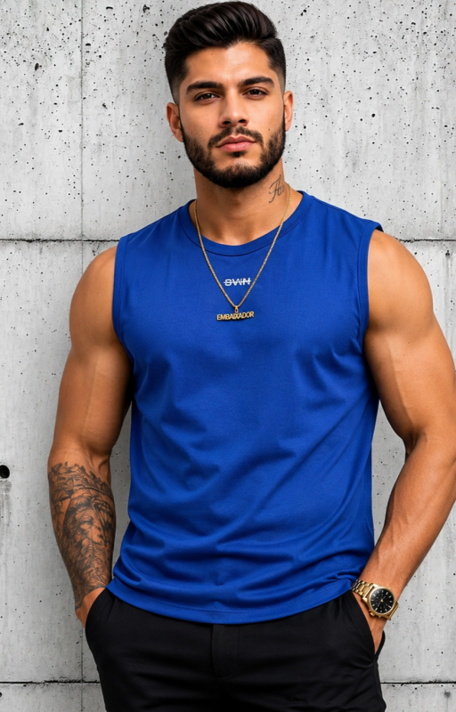 Regatas Masculina Lisa